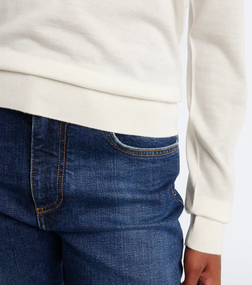 Dolce & Gabbana Embellished cashmere-blend polo sweater | Thumbnail 2 Dolce & Gabbana Embellished cashmere-blend polo sweater | Thumbnail 2
