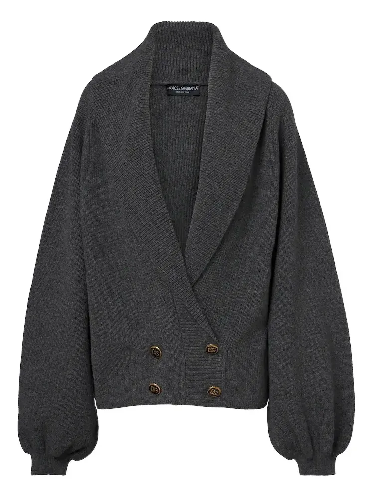 Embellished virgin wool cardigan Embellished virgin wool cardigan