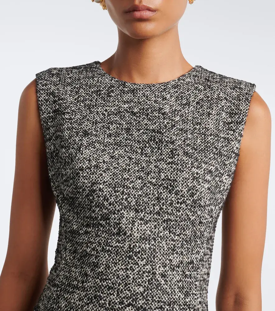 Dolce & Gabbana Wool and silk-blend tweed midi dress | Thumbnail 2 Dolce & Gabbana Wool and silk-blend tweed midi dress | Thumbnail 2