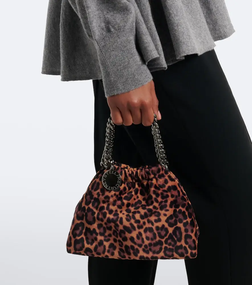 Stella McCartney Falabella Mini leopard-print top-handle bag | Thumbnail 4 Stella McCartney Falabella Mini leopard-print top-handle bag | Thumbnail 4
