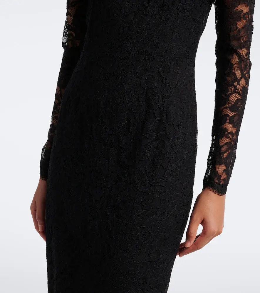 Dolce & Gabbana Lace midi dress | Thumbnail 4 Dolce & Gabbana Lace midi dress | Thumbnail 4