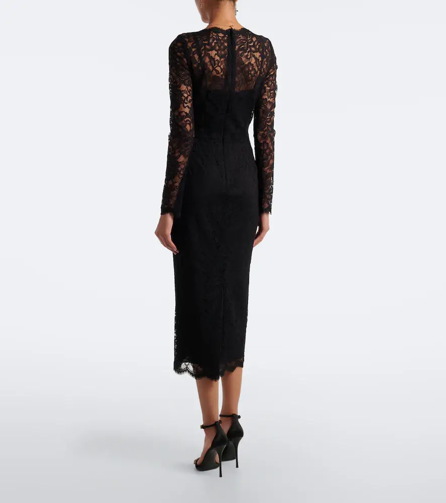 Dolce & Gabbana Lace midi dress | Thumbnail 5 Dolce & Gabbana Lace midi dress | Thumbnail 5