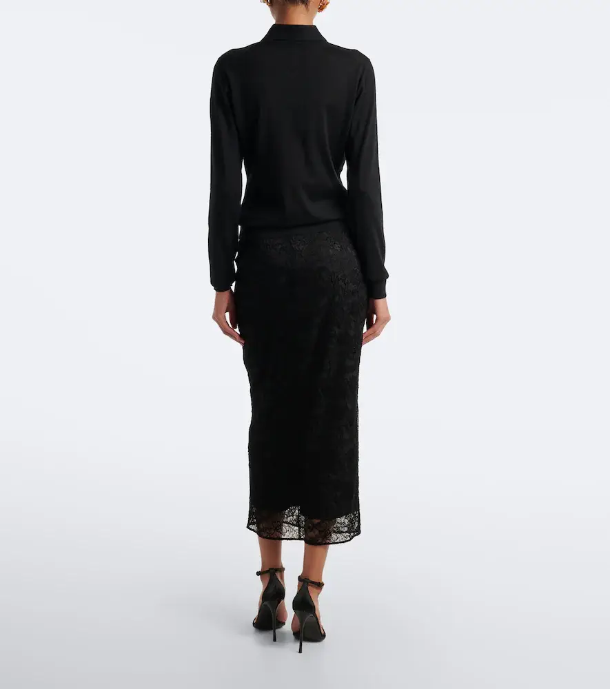 Dolce & Gabbana Lace midi skirt | Thumbnail 5 Dolce & Gabbana Lace midi skirt | Thumbnail 5