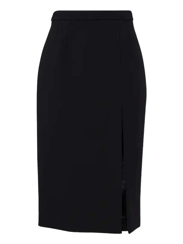 Wool-blend pencil skirt Wool-blend pencil skirt