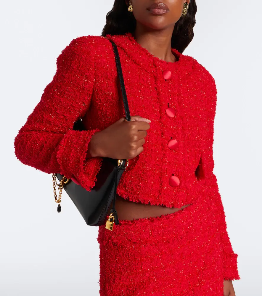 Dolce & Gabbana Cropped cotton-blend tweed jacket | Thumbnail 6 Dolce & Gabbana Cropped cotton-blend tweed jacket | Thumbnail 6