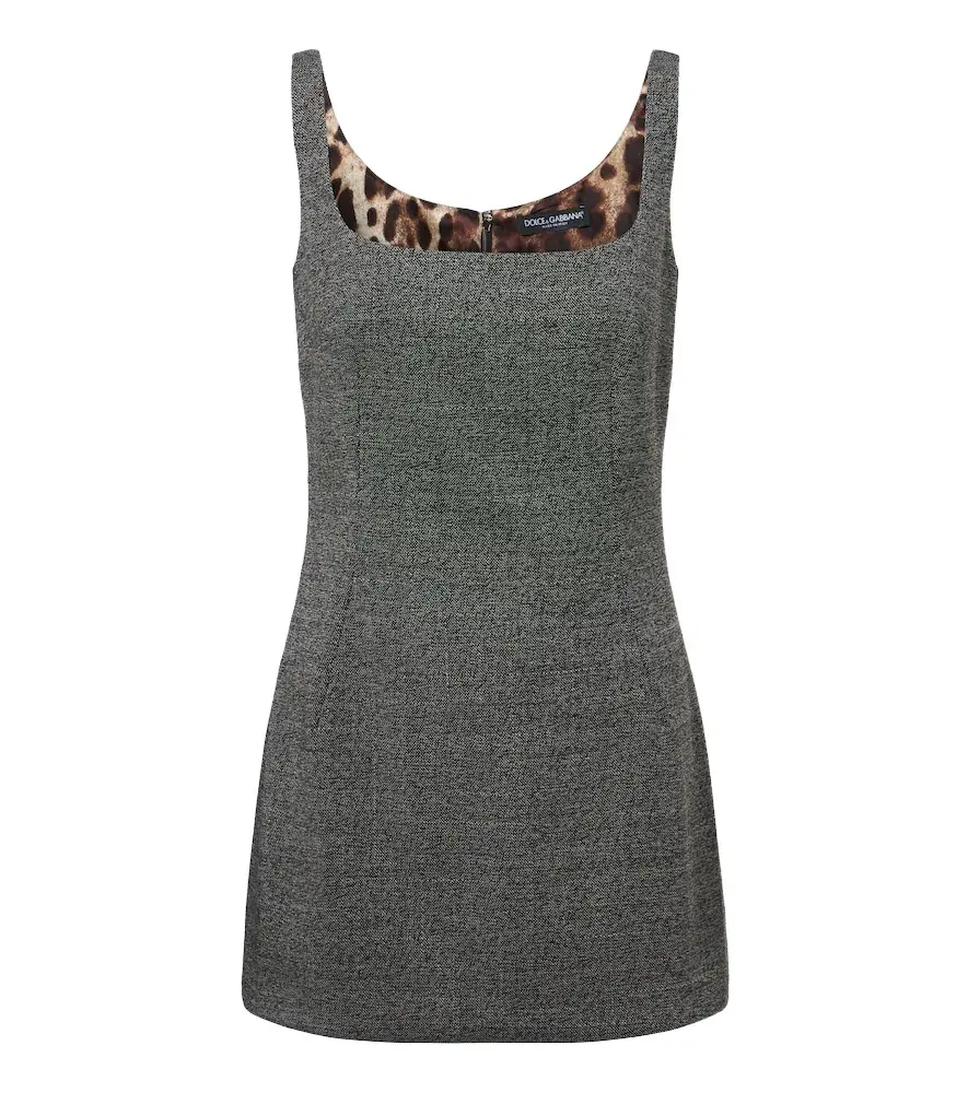 Dolce & Gabbana Wool tweed minidress | Image 1 Dolce & Gabbana Wool tweed minidress | Image 1