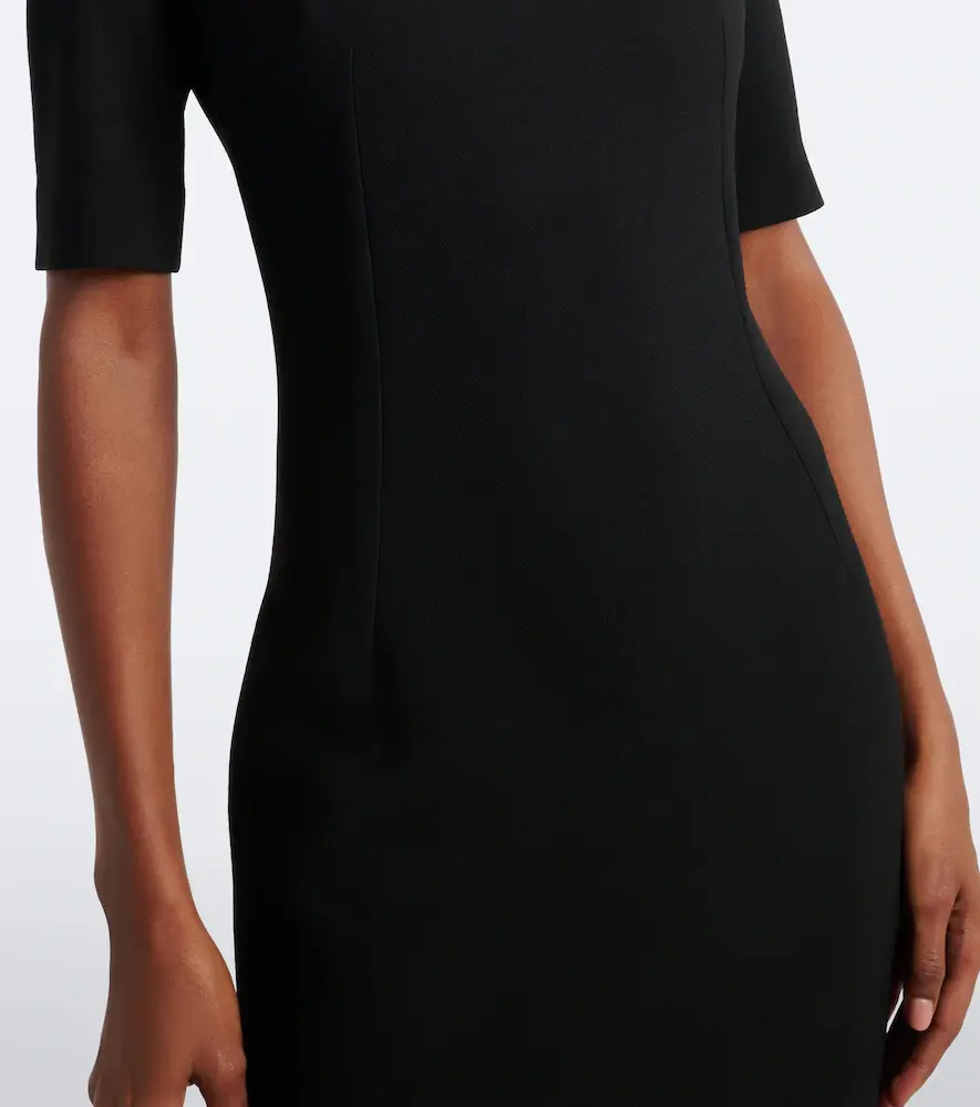 Dolce & Gabbana Virgin wool crêpe midi dress | Thumbnail 5 Dolce & Gabbana Virgin wool crêpe midi dress | Thumbnail 5