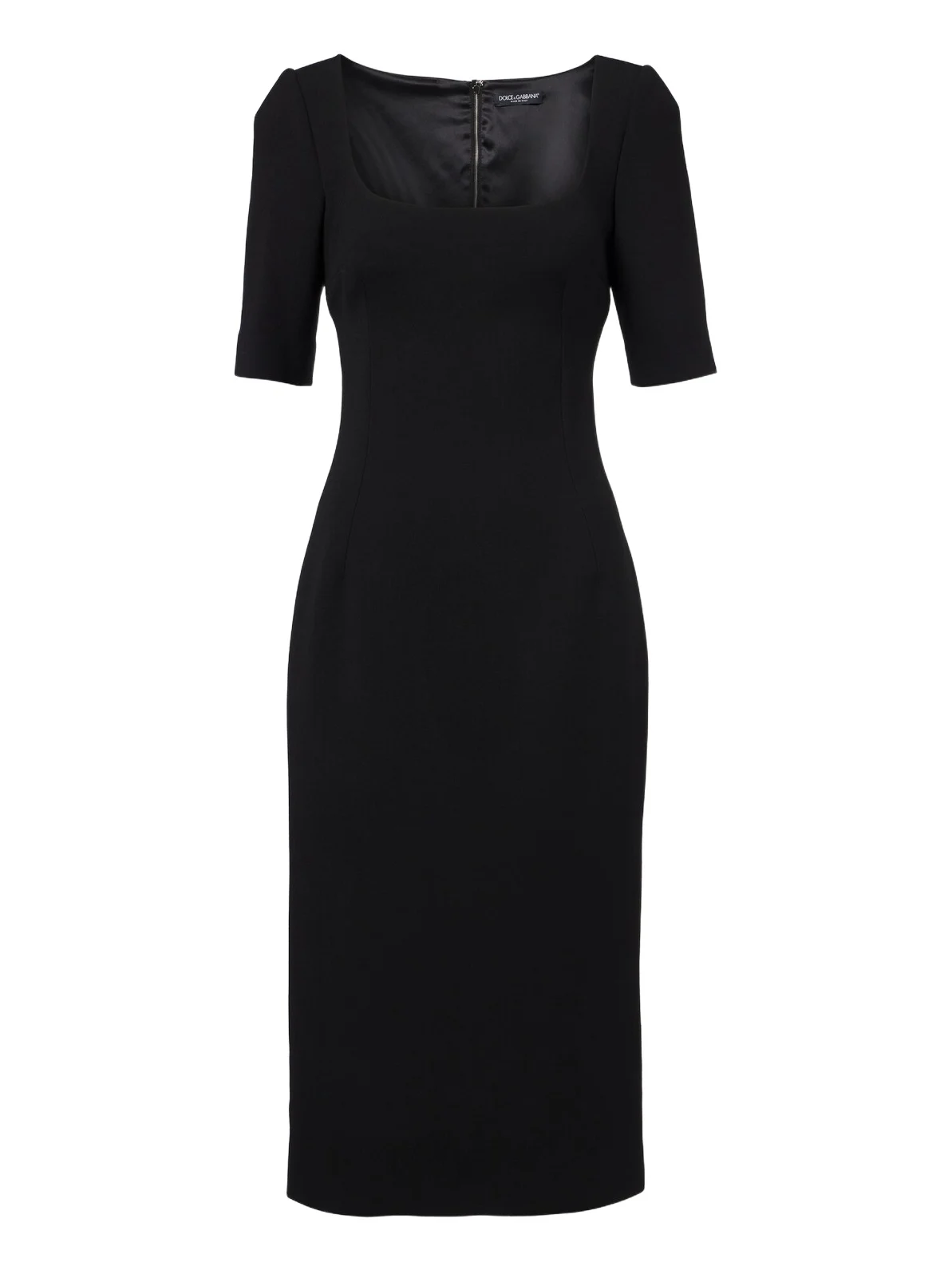 Dolce & Gabbana Virgin wool crêpe midi dress