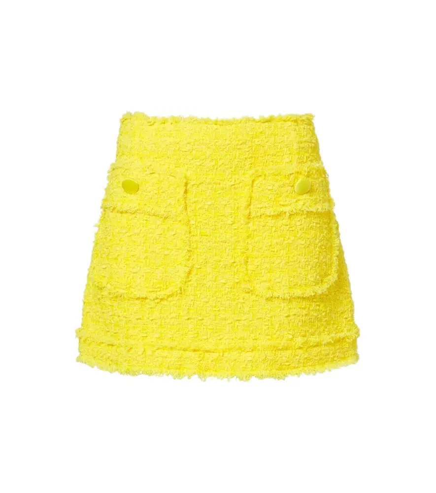 Dolce & Gabbana Cotton-blend tweed miniskirt | Image 1 Dolce & Gabbana Cotton-blend tweed miniskirt | Image 1