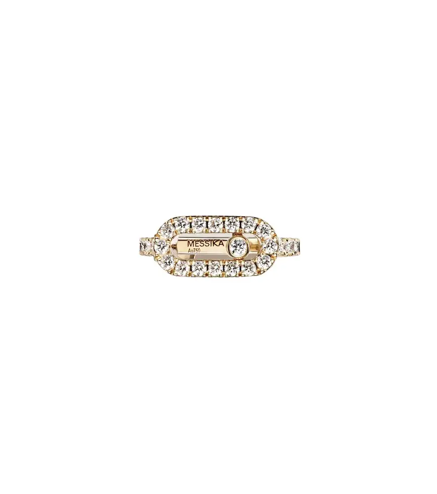 Messika Move Uno 18kt gold ear cuff with diamonds | Image 1 Messika Move Uno 18kt gold ear cuff with diamonds | Image 1