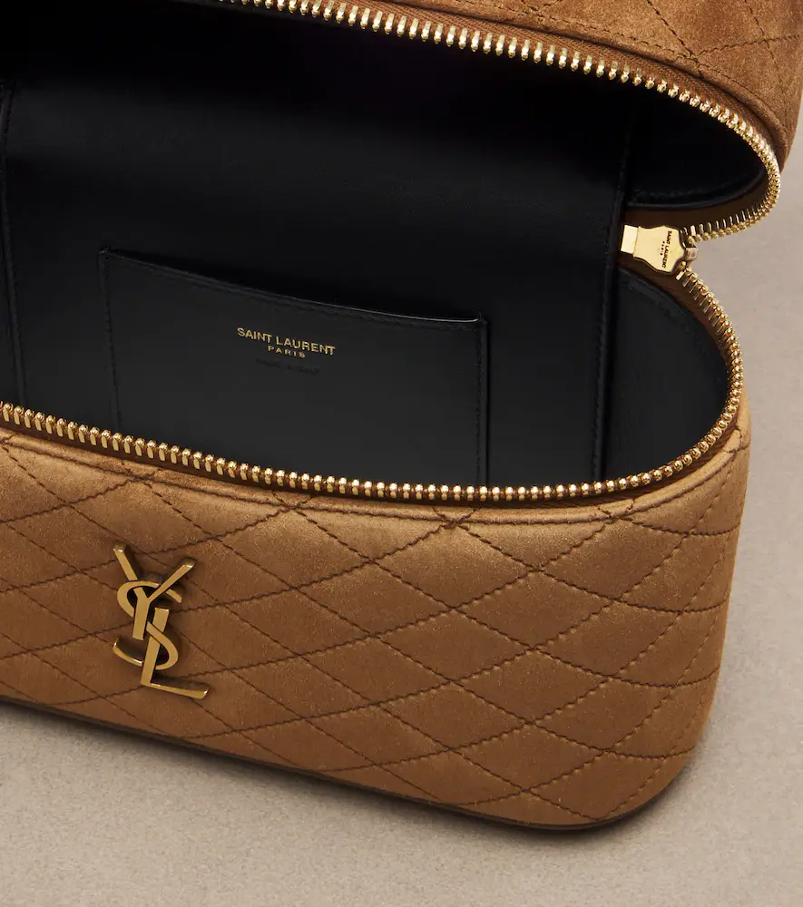 Saint Laurent Gaby Large suede vanity bag | Thumbnail 2 Saint Laurent Gaby Large suede vanity bag | Thumbnail 2