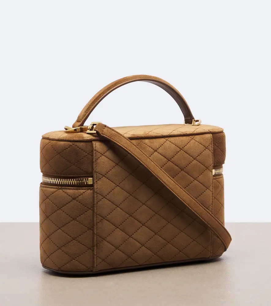 Saint Laurent Gaby Large suede vanity bag | Thumbnail 3 Saint Laurent Gaby Large suede vanity bag | Thumbnail 3