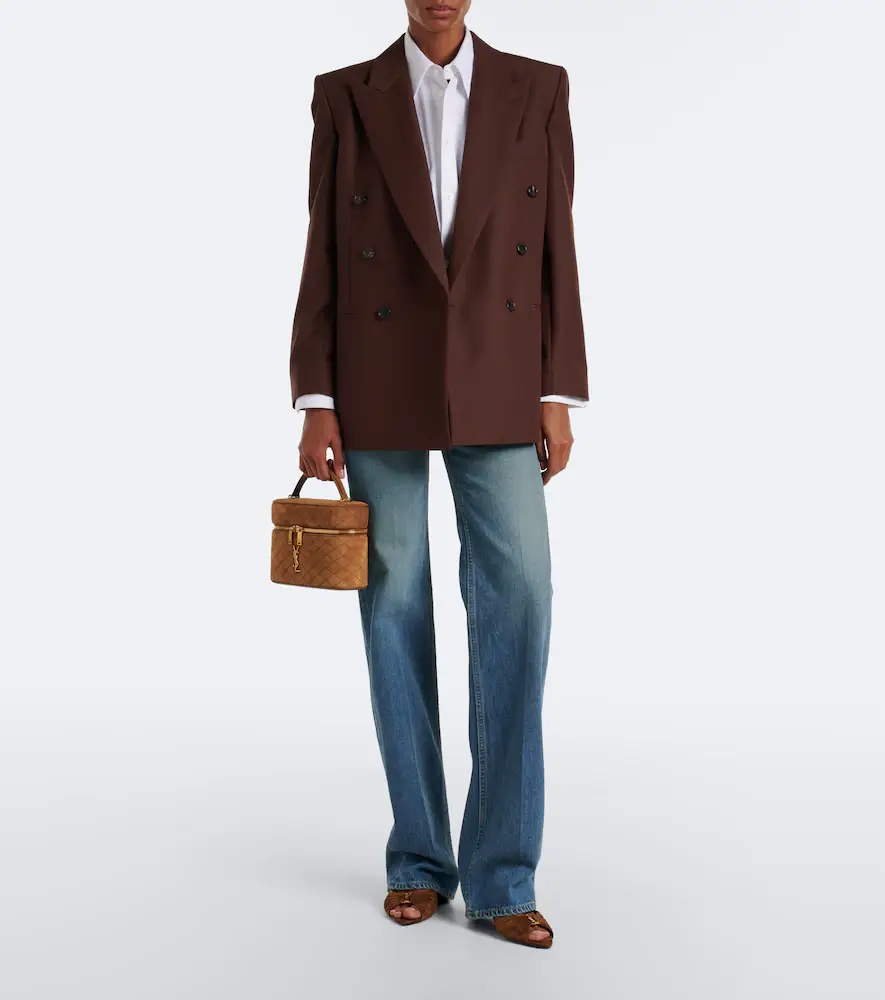 Saint Laurent Gaby Large suede vanity bag | Thumbnail 7 Saint Laurent Gaby Large suede vanity bag | Thumbnail 7