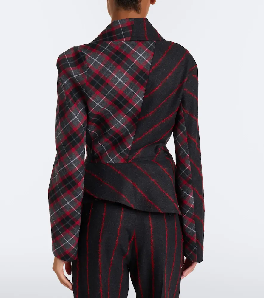 Vivienne Westwood Stormy peplum tartan wool jacket | Thumbnail 4 Vivienne Westwood Stormy peplum tartan wool jacket | Thumbnail 4