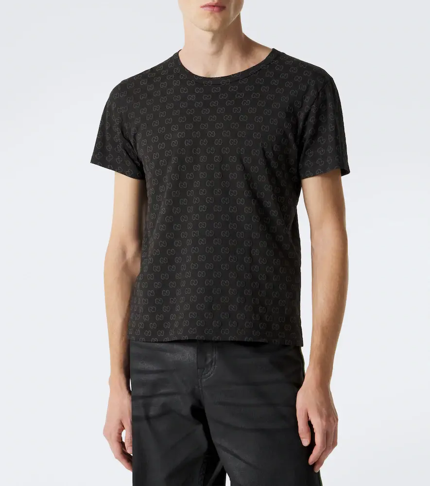 Gucci GG cotton piqué T-shirt | Thumbnail 3 Gucci GG cotton piqué T-shirt | Thumbnail 3