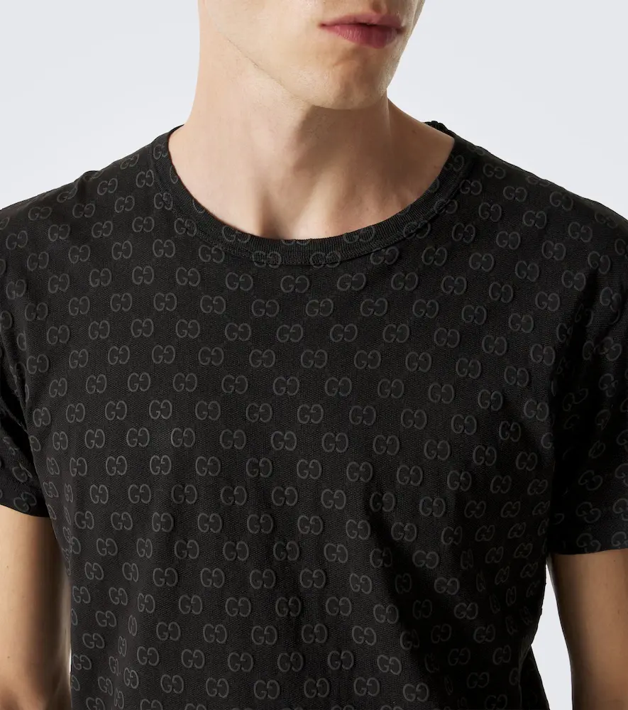Gucci GG cotton piqué T-shirt | Thumbnail 5 Gucci GG cotton piqué T-shirt | Thumbnail 5