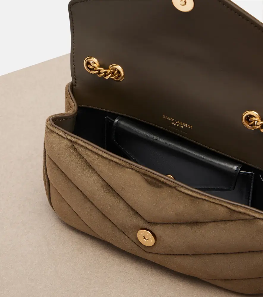 Saint Laurent Loulou Mini suede shoulder bag | Thumbnail 2 Saint Laurent Loulou Mini suede shoulder bag | Thumbnail 2
