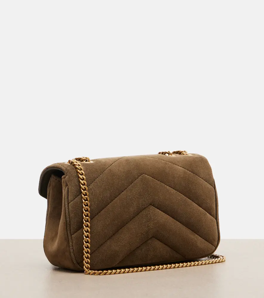 Saint Laurent Loulou Mini suede shoulder bag | Thumbnail 3 Saint Laurent Loulou Mini suede shoulder bag | Thumbnail 3
