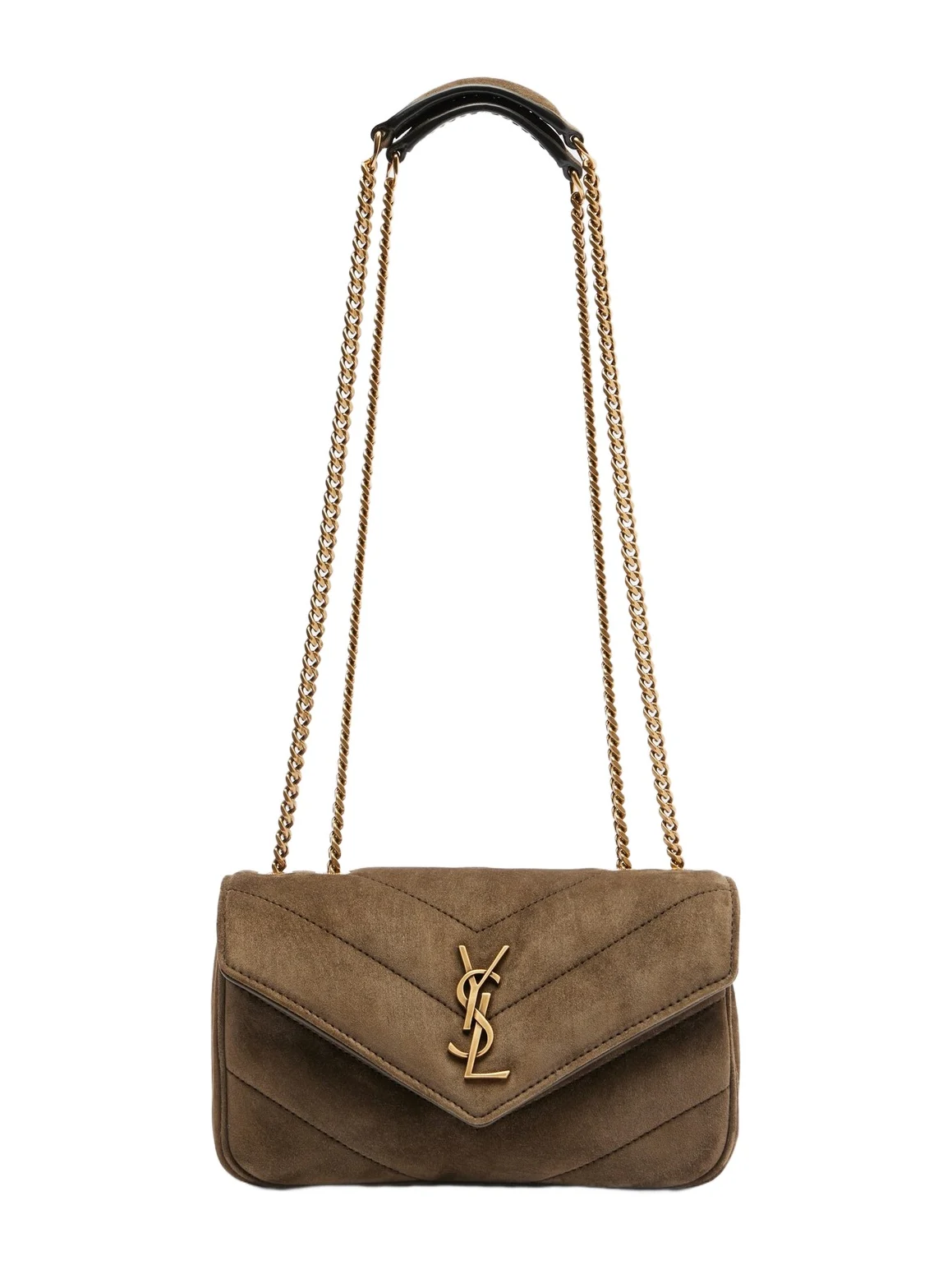 Saint Laurent Loulou Mini suede shoulder bag