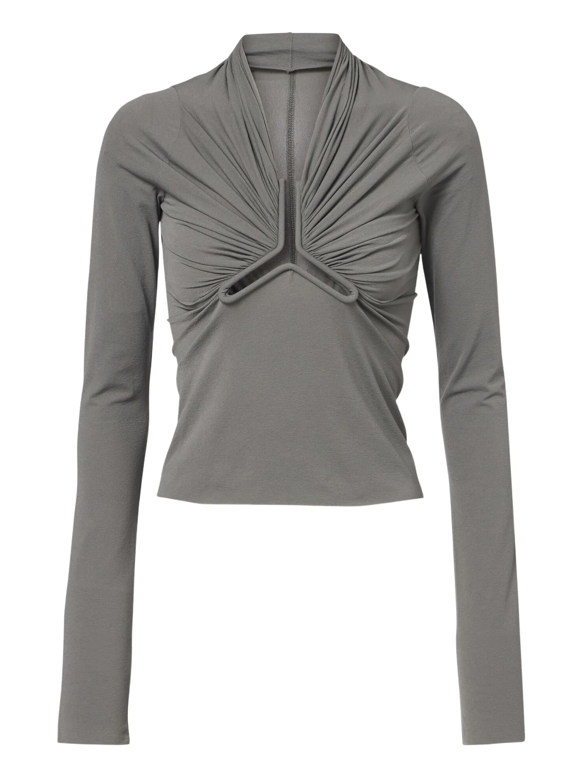 Rick Owens Allanah gathered jersey top