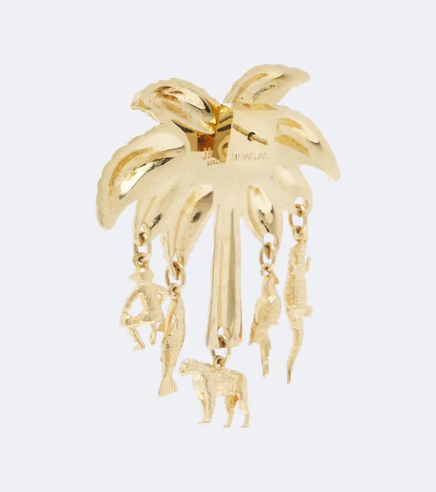 Jacquemus Palmier embellished drop earrings | Thumbnail 4