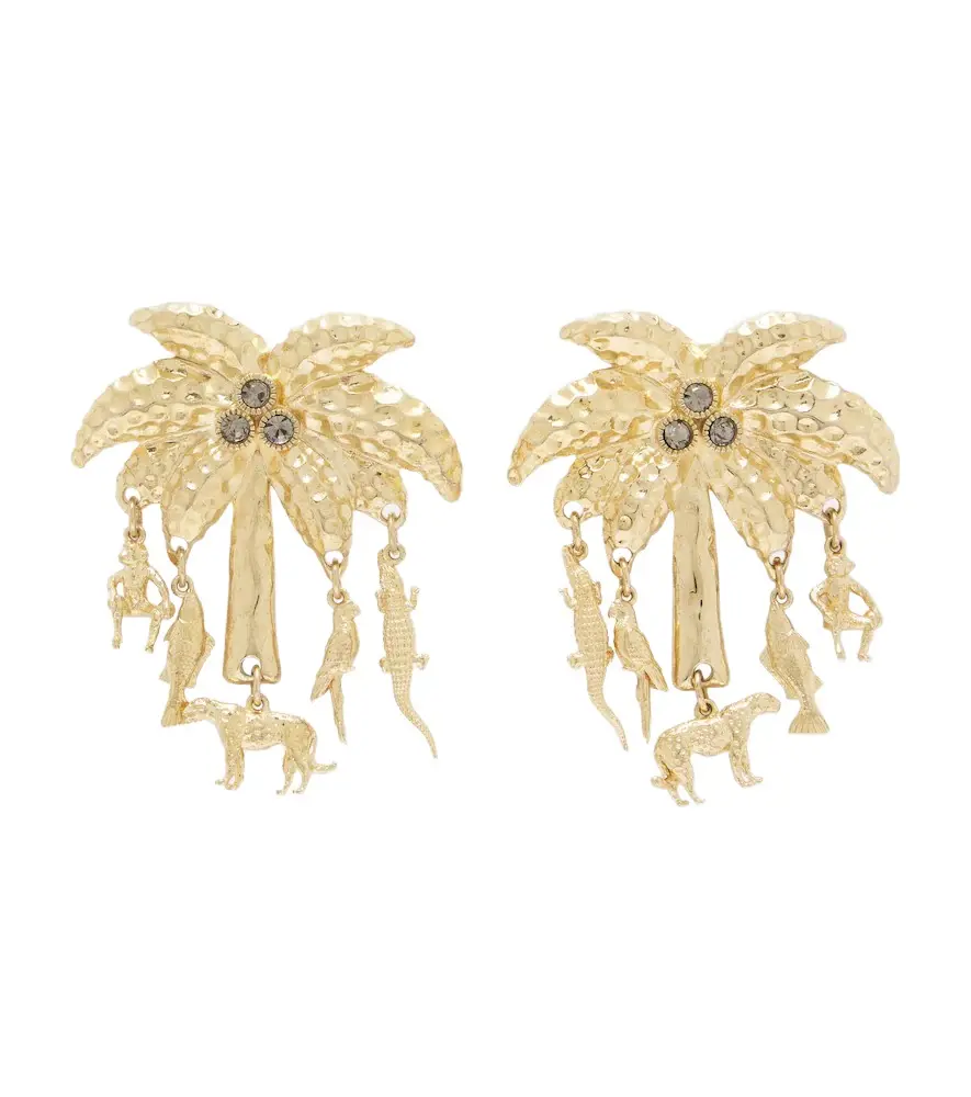 Jacquemus Palmier embellished drop earrings | Image 1 Jacquemus Palmier embellished drop earrings | Image 1