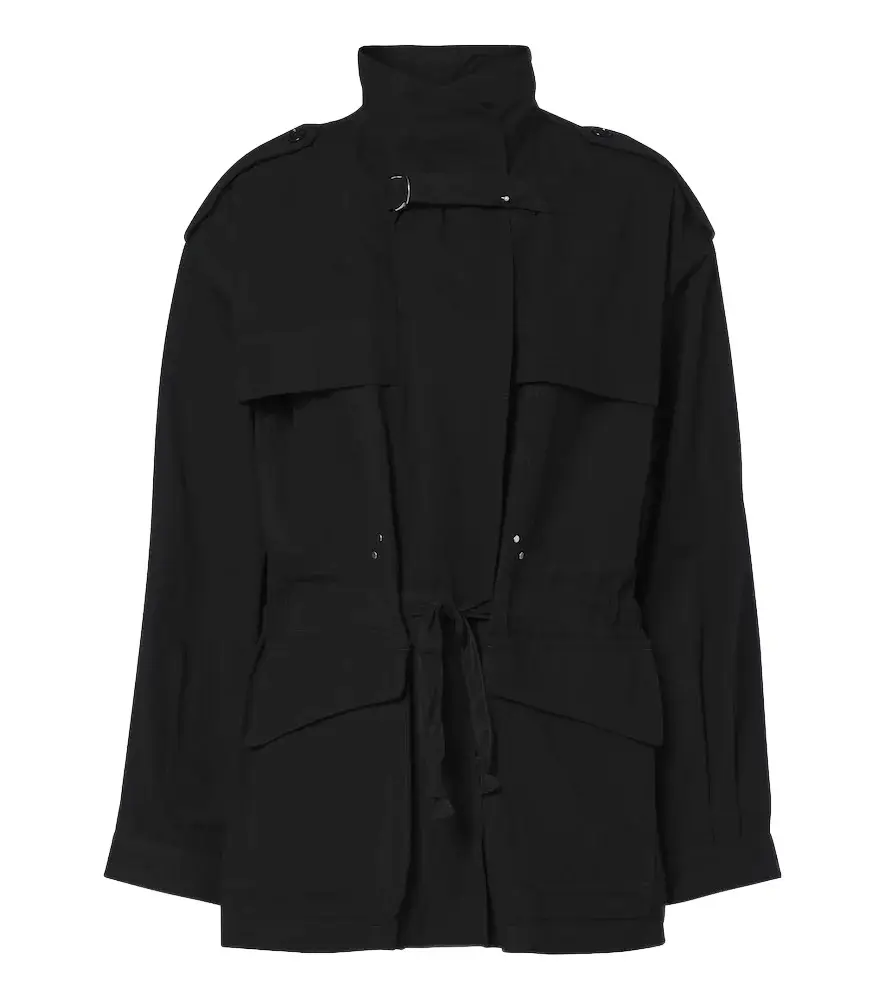 Isabel Marant Adelys cotton-blend gabardine jacket | Image 1 Isabel Marant Adelys cotton-blend gabardine jacket | Image 1