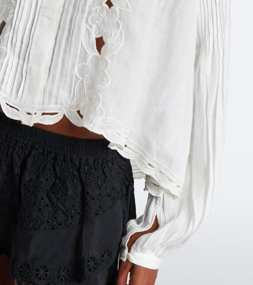 Isabel Marant Rubra broderie anglaise ramie blouse | Thumbnail 2 Isabel Marant Rubra broderie anglaise ramie blouse | Thumbnail 2