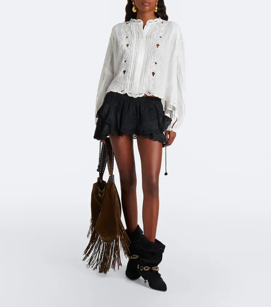 Isabel Marant Rubra broderie anglaise ramie blouse | Thumbnail 4 Isabel Marant Rubra broderie anglaise ramie blouse | Thumbnail 4