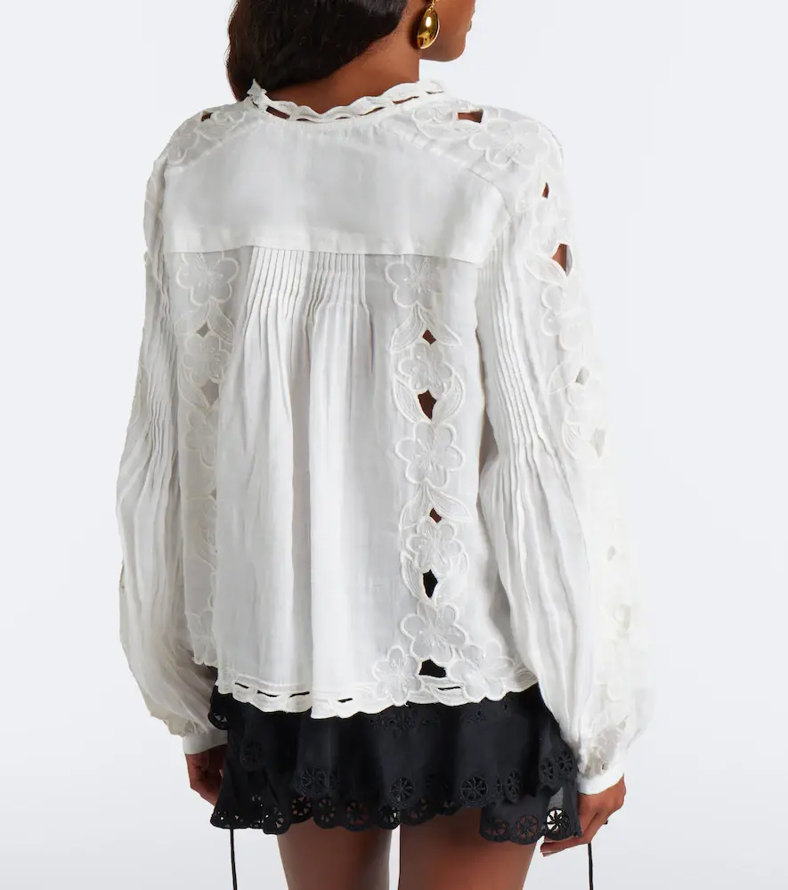 Isabel Marant Rubra broderie anglaise ramie blouse | Thumbnail 5 Isabel Marant Rubra broderie anglaise ramie blouse | Thumbnail 5