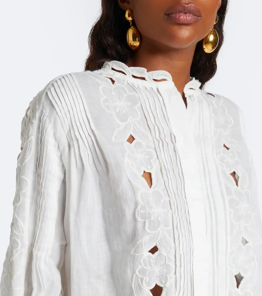 Isabel Marant Rubra broderie anglaise ramie blouse | Thumbnail 6 Isabel Marant Rubra broderie anglaise ramie blouse | Thumbnail 6