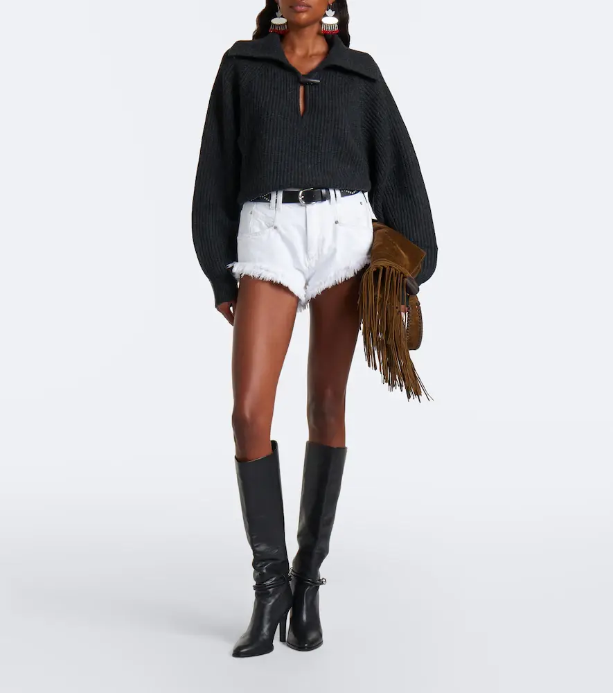 Isabel Marant Miranda wool and cashmere polo sweater | Thumbnail 5 Isabel Marant Miranda wool and cashmere polo sweater | Thumbnail 5