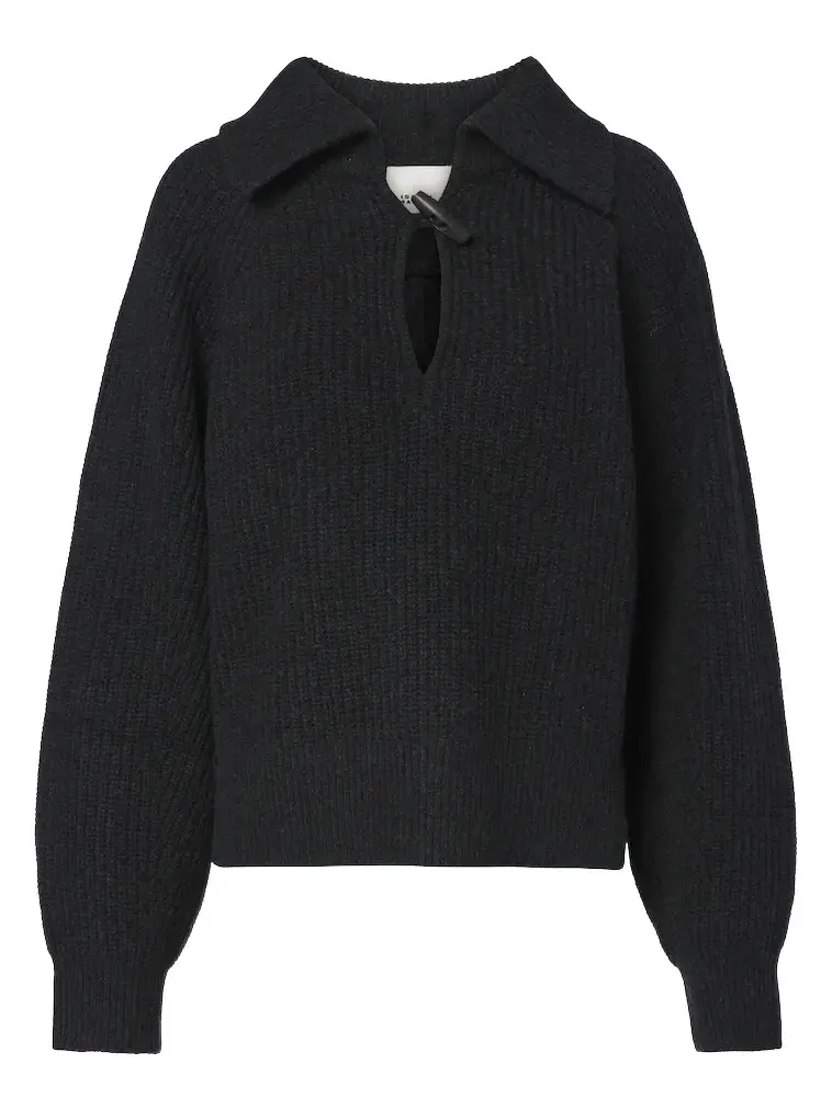Miranda wool and cashmere polo sweater Miranda wool and cashmere polo sweater