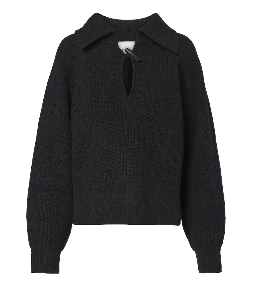 Isabel Marant Miranda wool and cashmere polo sweater | Image 1 Isabel Marant Miranda wool and cashmere polo sweater | Image 1