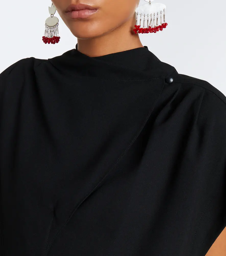 Isabel Marant Selene tie-neck crêpe blouse | Thumbnail 4