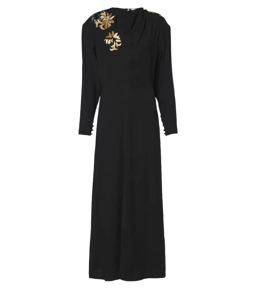 Isabel Marant Samsha embellished crêpe maxi dress | Image 1 Isabel Marant Samsha embellished crêpe maxi dress | Image 1