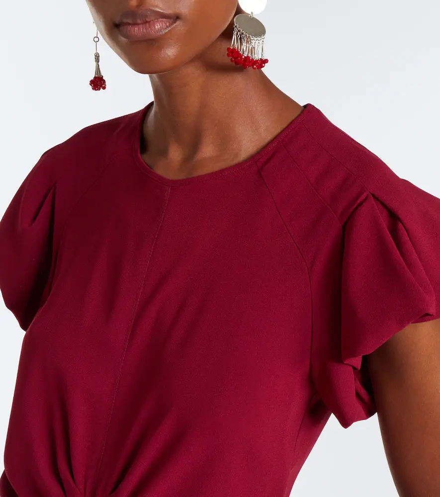 Isabel Marant Terena gathered midi dress | Thumbnail 2 Isabel Marant Terena gathered midi dress | Thumbnail 2