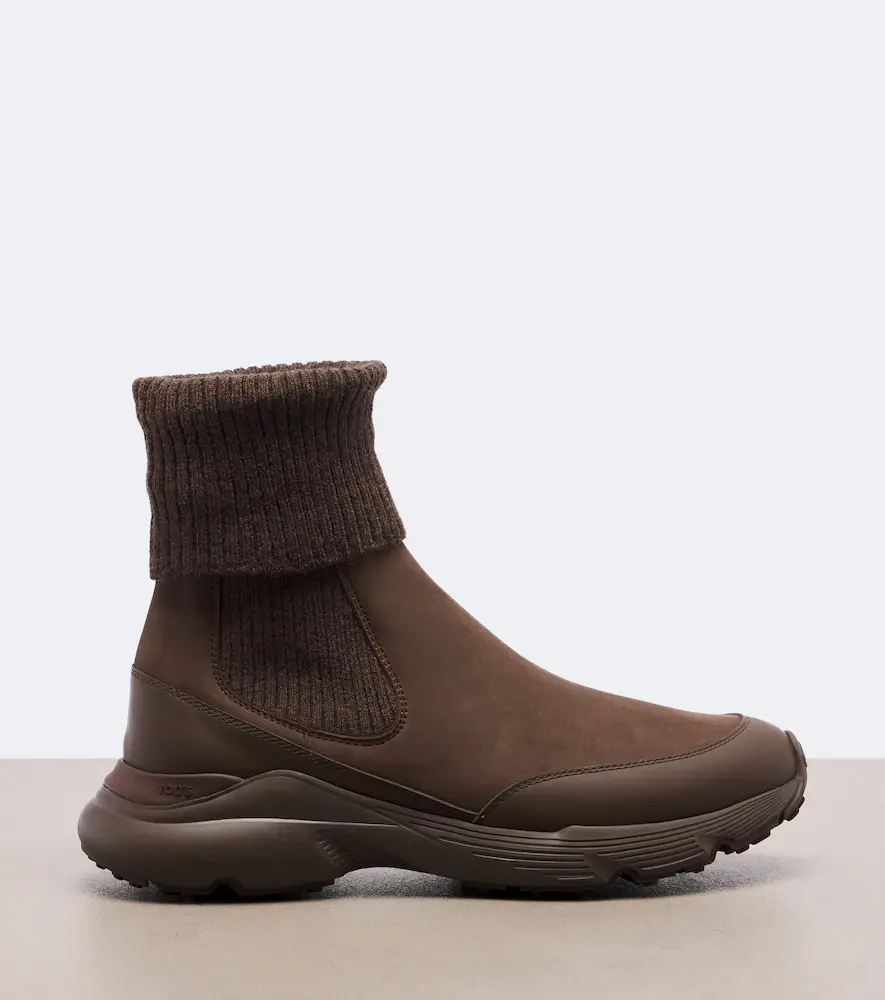 Tod's Knitted leather ankle boots | Thumbnail 2 Tod's Knitted leather ankle boots | Thumbnail 2
