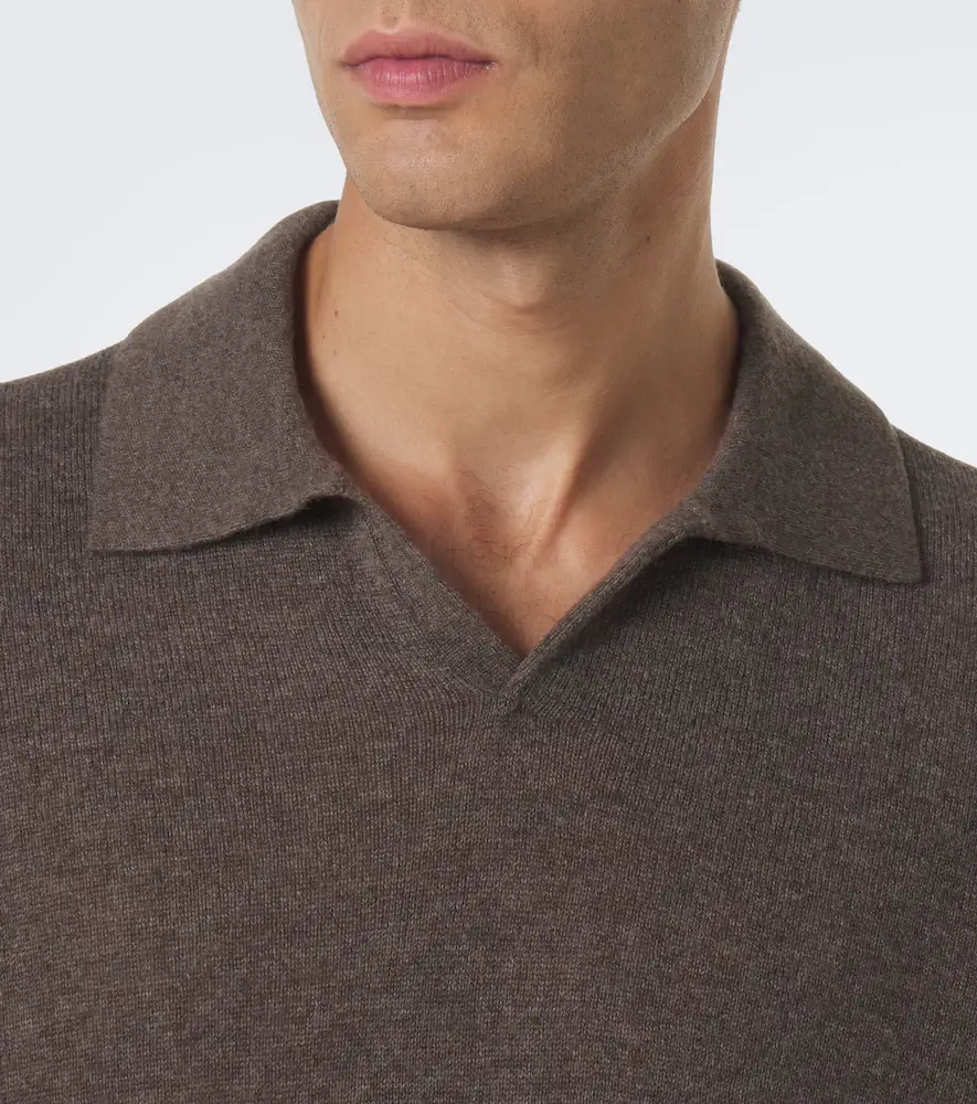 The Row Ripley cashmere polo sweater | Thumbnail 2 The Row Ripley cashmere polo sweater | Thumbnail 2