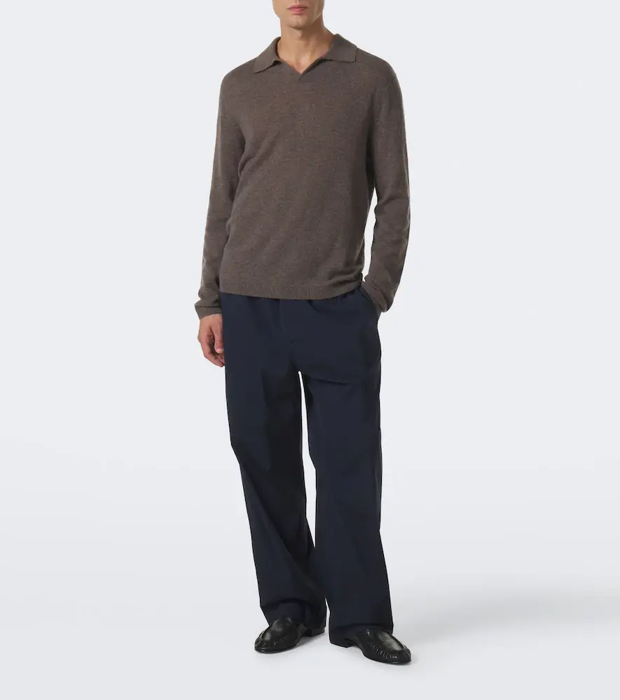 The Row Ripley cashmere polo sweater | Thumbnail 3 The Row Ripley cashmere polo sweater | Thumbnail 3