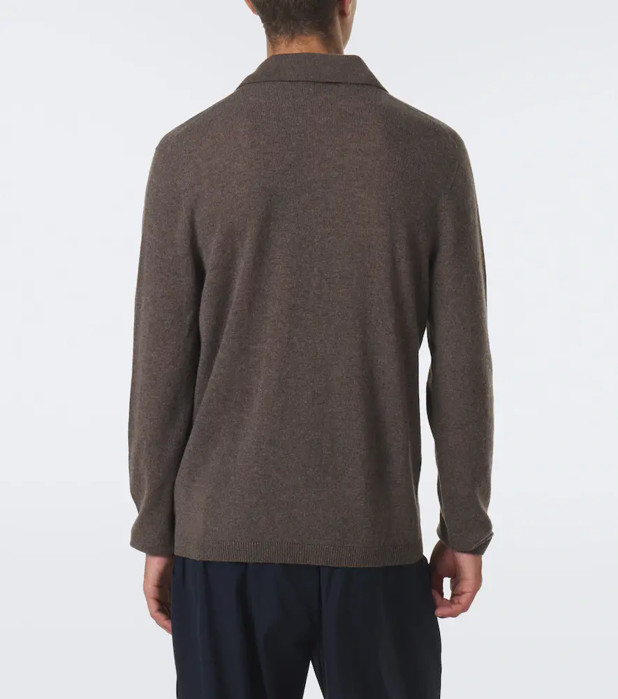 The Row Ripley cashmere polo sweater | Thumbnail 4 The Row Ripley cashmere polo sweater | Thumbnail 4