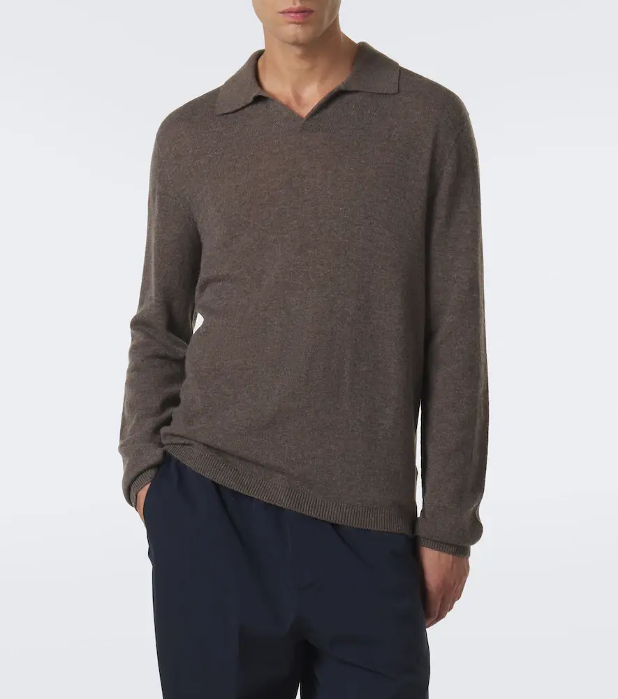 The Row Ripley cashmere polo sweater | Thumbnail 5 The Row Ripley cashmere polo sweater | Thumbnail 5