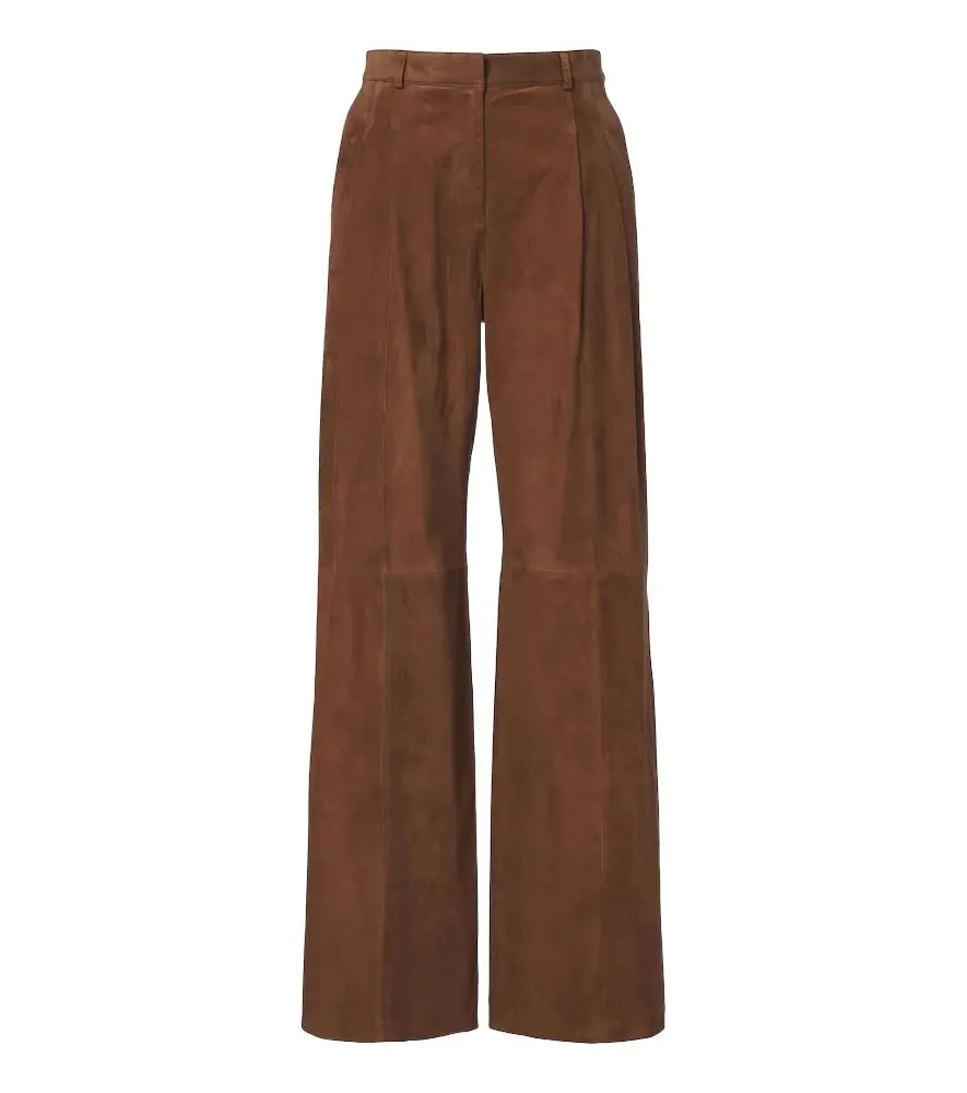 ARMA Dena suede wide-leg pants | Image 1 ARMA Dena suede wide-leg pants | Image 1