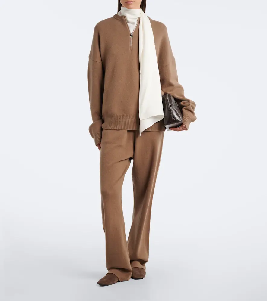 Extreme Cashmere N°479 Runaway cashmere-blend wide-leg pants | Thumbnail 6 Extreme Cashmere N°479 Runaway cashmere-blend wide-leg pants | Thumbnail 6