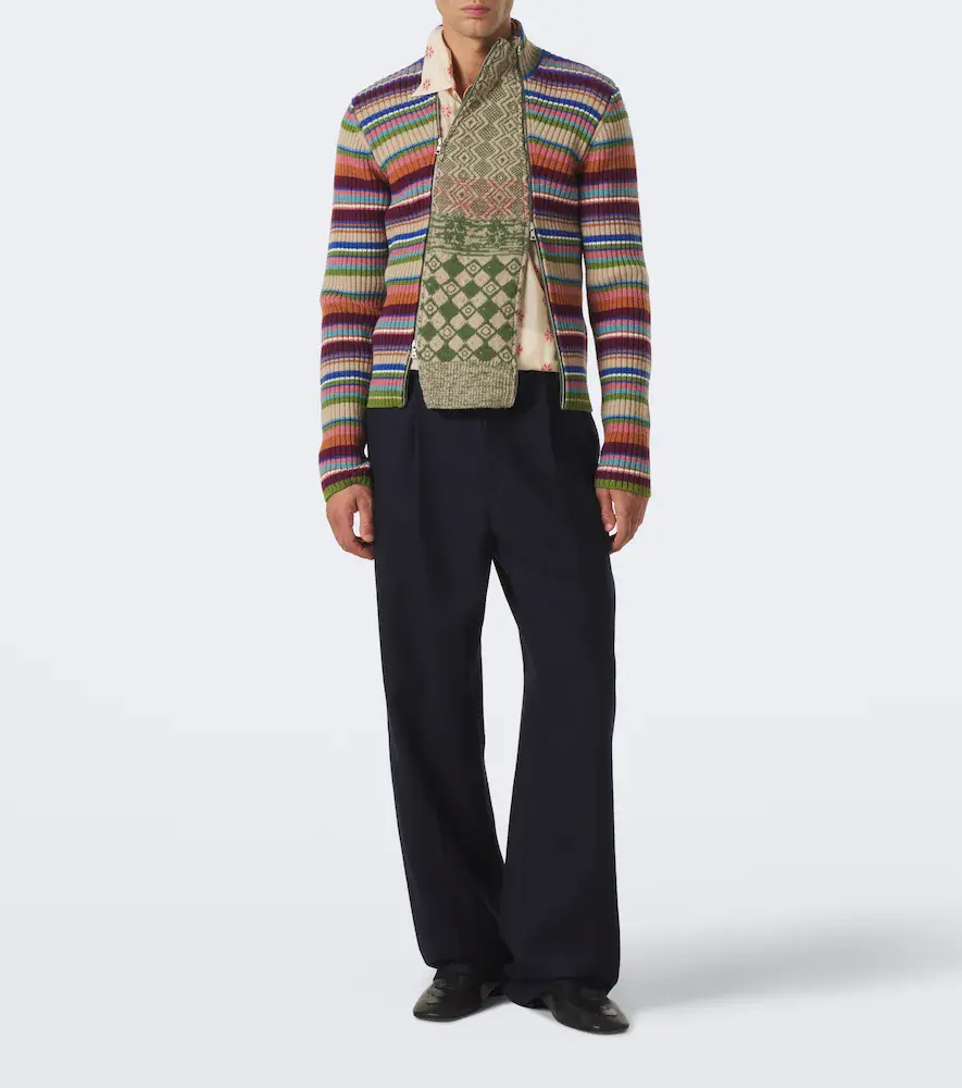 Dries Van Noten Striped wool sweater | Thumbnail 4