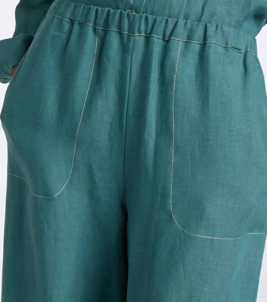 Eres Éblouissant linen wide-leg pants | Thumbnail 3 Eres Éblouissant linen wide-leg pants | Thumbnail 3