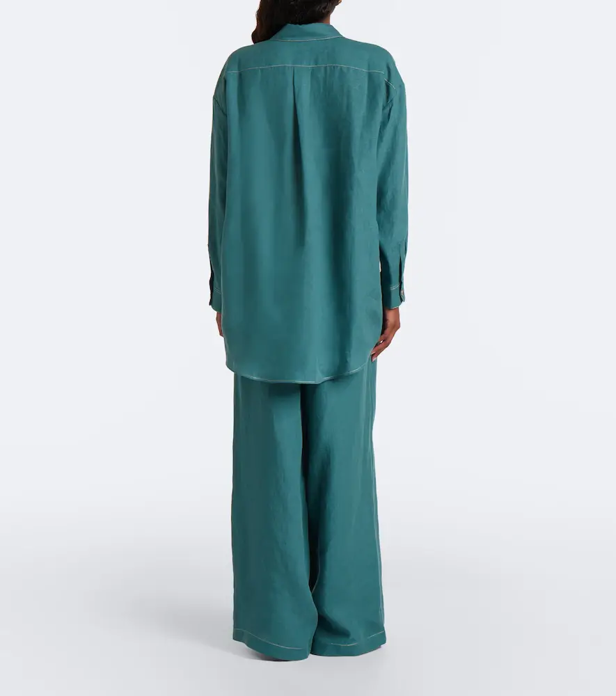 Eres Éblouissant linen wide-leg pants | Thumbnail 5 Eres Éblouissant linen wide-leg pants | Thumbnail 5