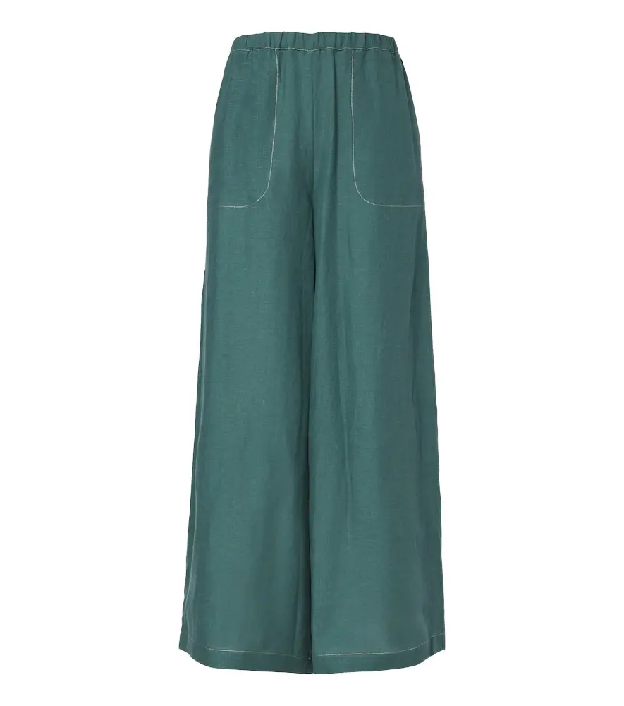 Eres Éblouissant linen wide-leg pants | Image 1 Eres Éblouissant linen wide-leg pants | Image 1