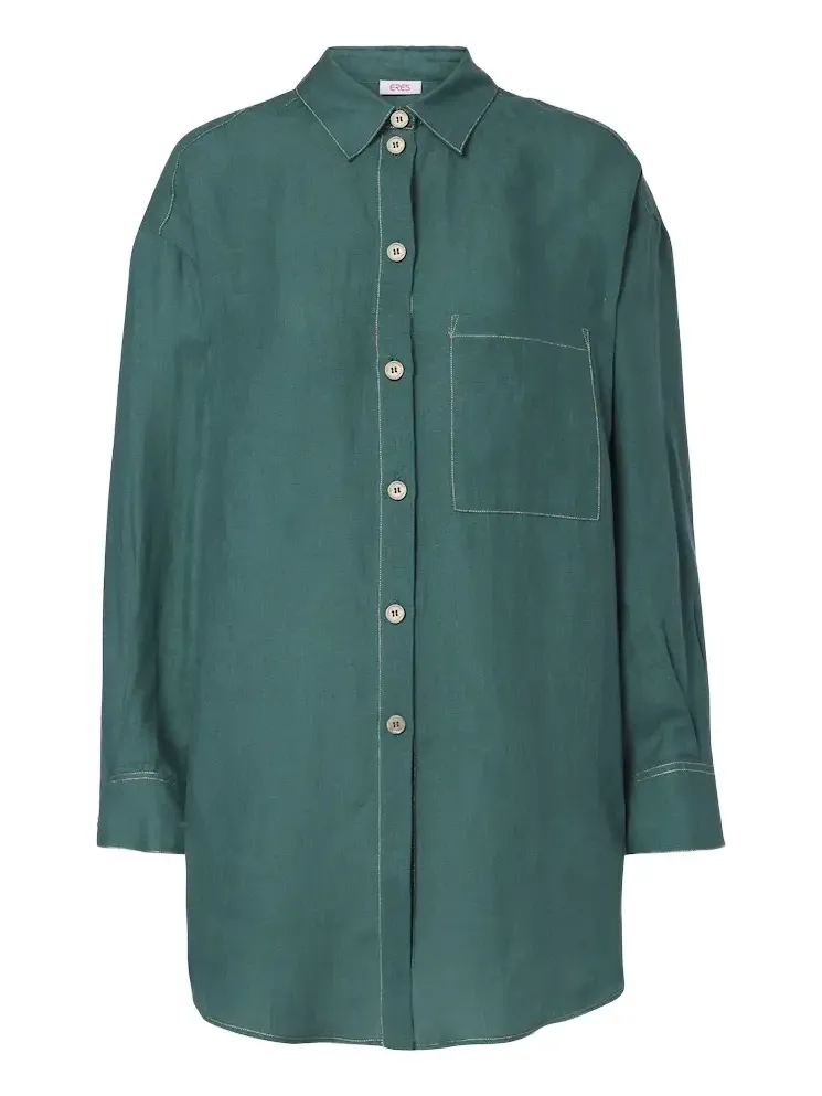 Flashing linen shirt