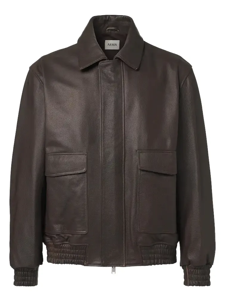 Bari leather blouson jacket Bari leather blouson jacket